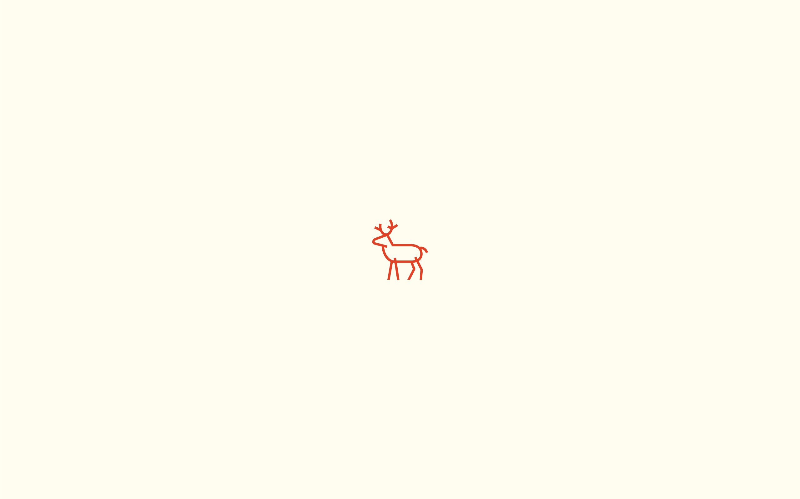 simple desktops deer