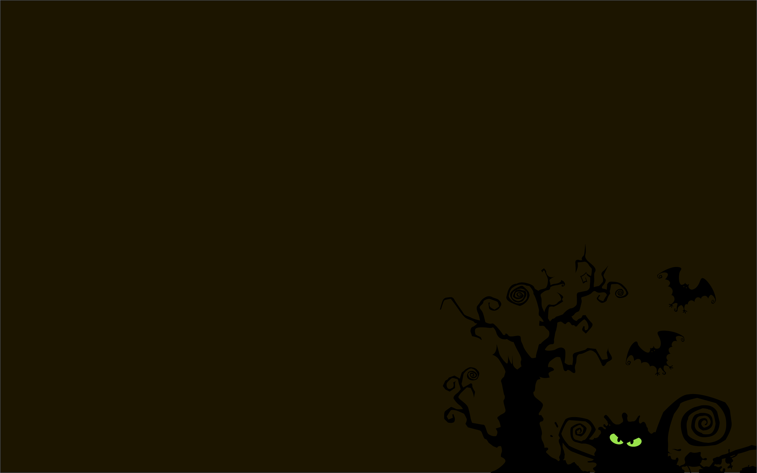 simple desktops halloween