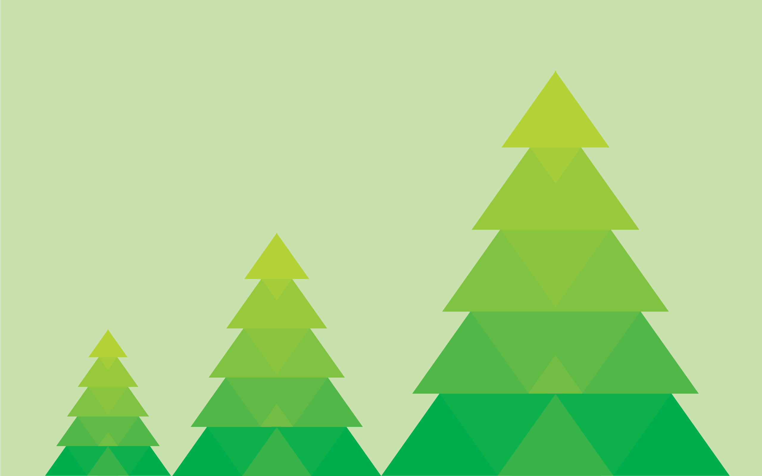 Green Christmas Tree Desktop Background Minimalist Wallpaper Spring Wallpaper Holiday Wallpaper